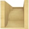 Ekena Millwork 10"W x 20"D x 10"H Wide Bryant Rough Cedar Woodgrain TimberThane Corbel, Primed Tan CORUR10X20X10BRYRCPR - alternate 6